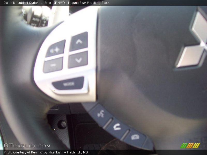 Laguna Blue Metallic / Black 2011 Mitsubishi Outlander Sport SE 4WD