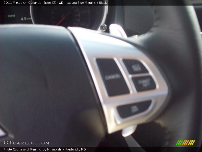 Laguna Blue Metallic / Black 2011 Mitsubishi Outlander Sport SE 4WD