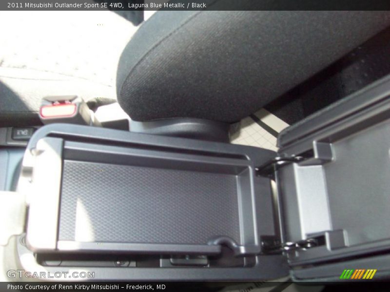 Laguna Blue Metallic / Black 2011 Mitsubishi Outlander Sport SE 4WD