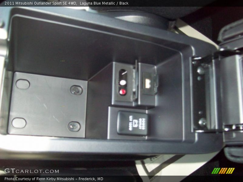 Laguna Blue Metallic / Black 2011 Mitsubishi Outlander Sport SE 4WD