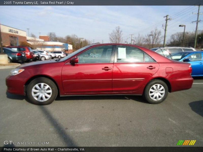 Salsa Red Pearl / Gray 2005 Toyota Camry LE