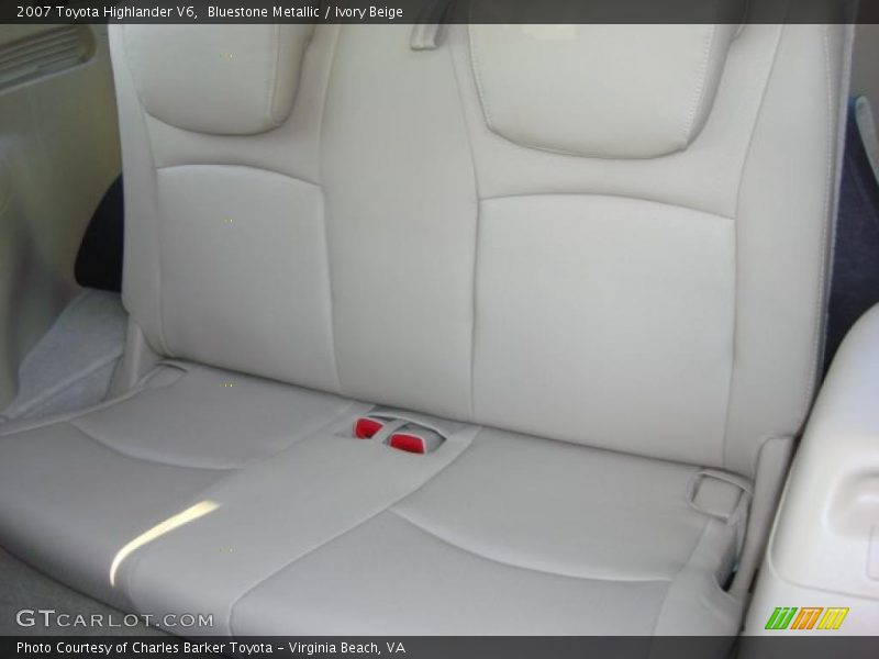 Bluestone Metallic / Ivory Beige 2007 Toyota Highlander V6