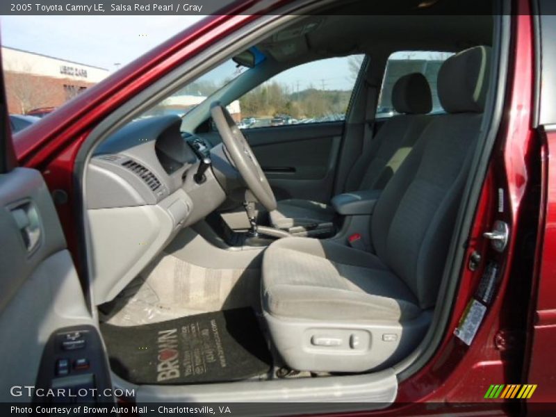 Salsa Red Pearl / Gray 2005 Toyota Camry LE