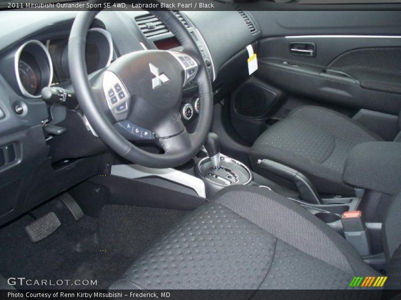Black Interior - 2011 Outlander Sport SE 4WD 