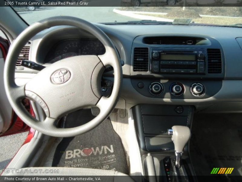 Salsa Red Pearl / Gray 2005 Toyota Camry LE