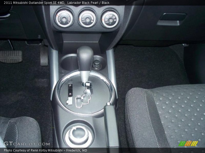  2011 Outlander Sport SE 4WD CVT Sportronic Automatic Shifter