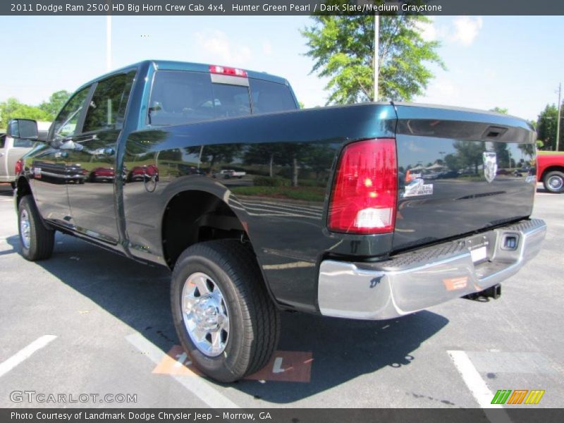 Hunter Green Pearl / Dark Slate/Medium Graystone 2011 Dodge Ram 2500 HD Big Horn Crew Cab 4x4