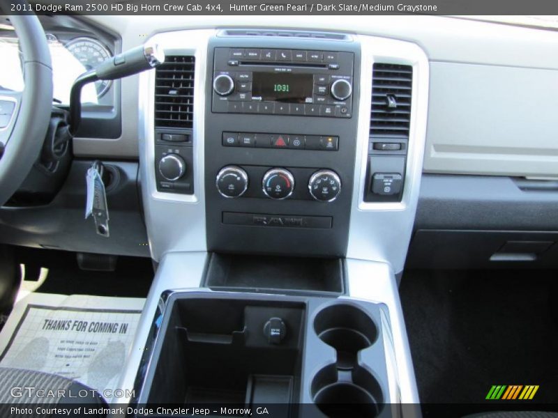 Hunter Green Pearl / Dark Slate/Medium Graystone 2011 Dodge Ram 2500 HD Big Horn Crew Cab 4x4
