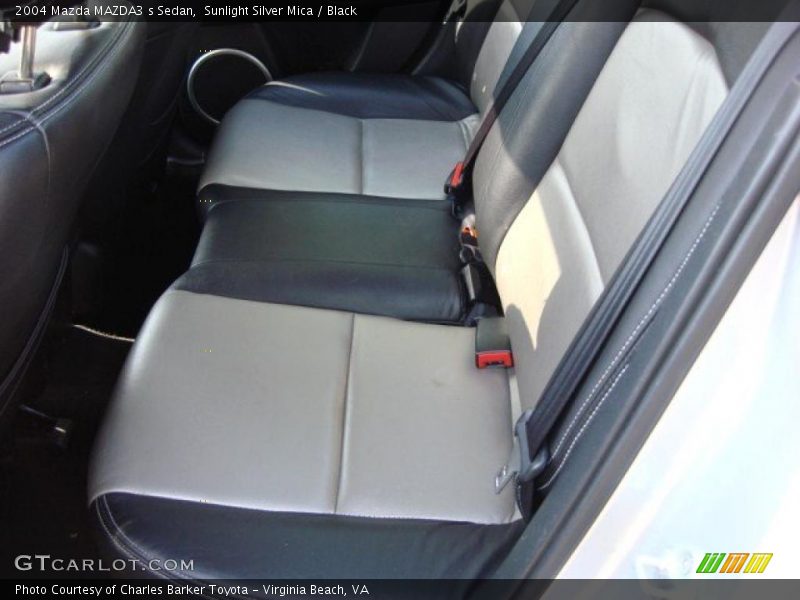 Sunlight Silver Mica / Black 2004 Mazda MAZDA3 s Sedan