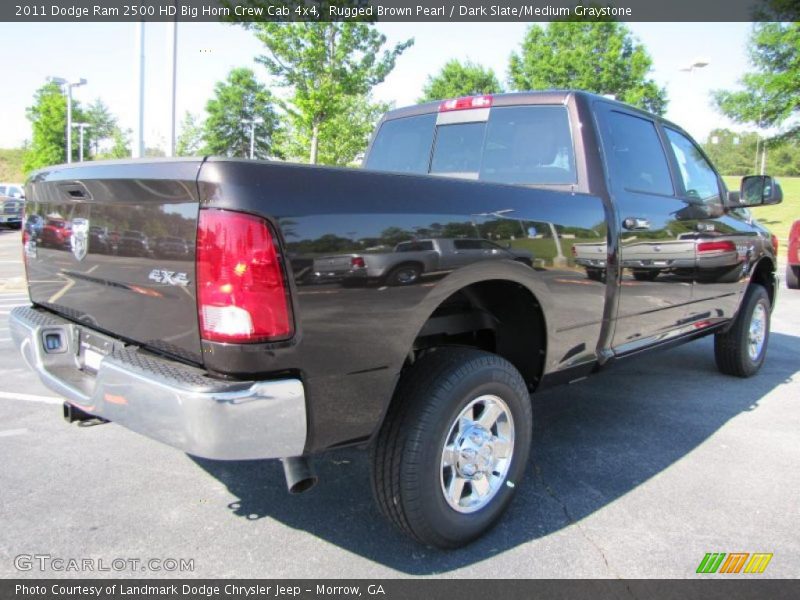 Rugged Brown Pearl / Dark Slate/Medium Graystone 2011 Dodge Ram 2500 HD Big Horn Crew Cab 4x4