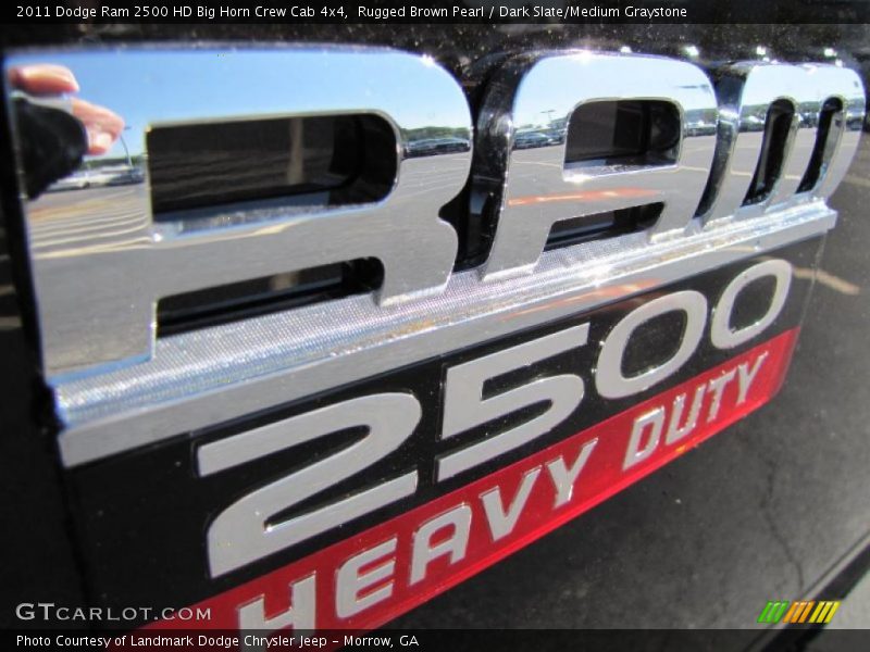 Rugged Brown Pearl / Dark Slate/Medium Graystone 2011 Dodge Ram 2500 HD Big Horn Crew Cab 4x4
