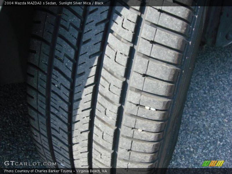 Sunlight Silver Mica / Black 2004 Mazda MAZDA3 s Sedan