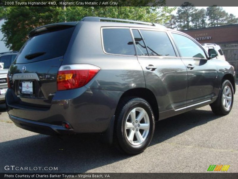 Magnetic Gray Metallic / Ash Gray 2008 Toyota Highlander 4WD