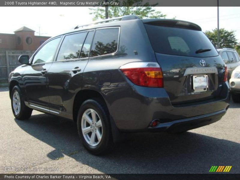 Magnetic Gray Metallic / Ash Gray 2008 Toyota Highlander 4WD