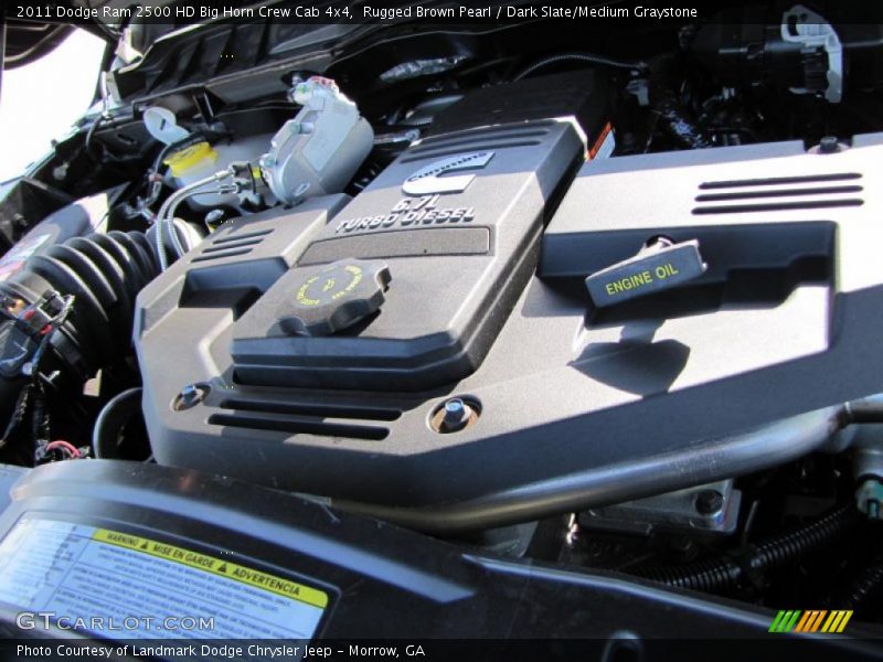 Rugged Brown Pearl / Dark Slate/Medium Graystone 2011 Dodge Ram 2500 HD Big Horn Crew Cab 4x4