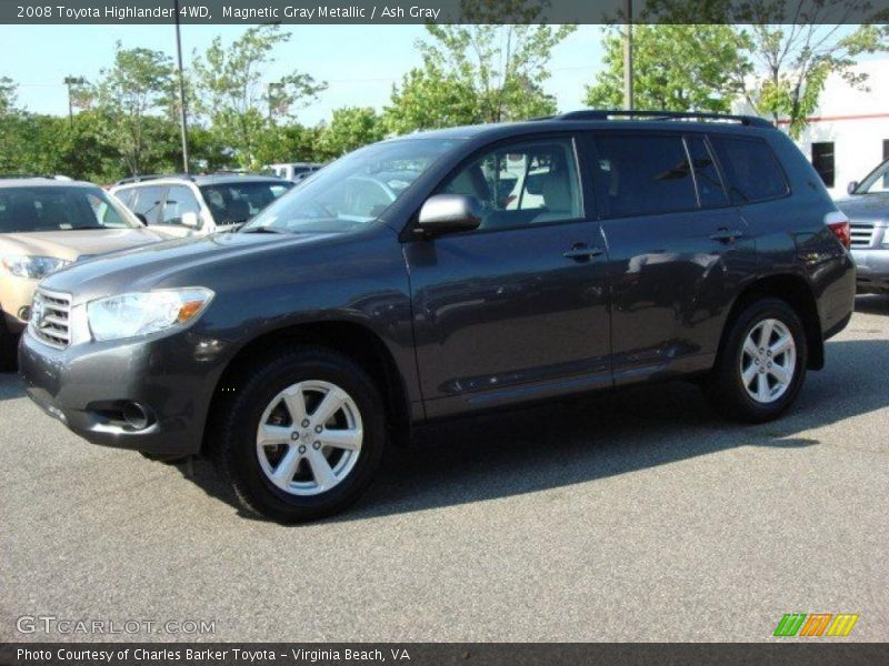 Magnetic Gray Metallic / Ash Gray 2008 Toyota Highlander 4WD
