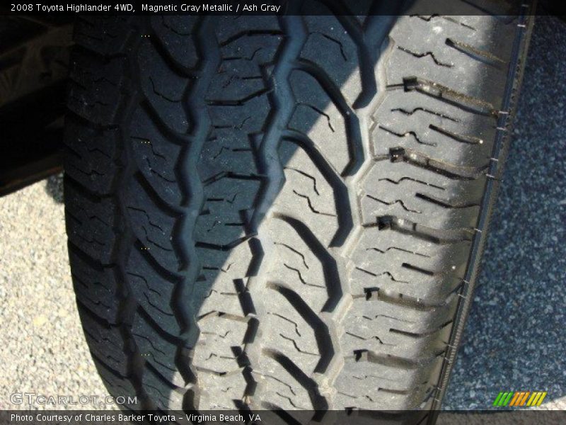 Magnetic Gray Metallic / Ash Gray 2008 Toyota Highlander 4WD