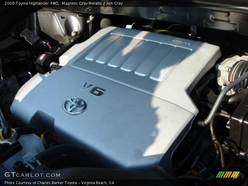 Magnetic Gray Metallic / Ash Gray 2008 Toyota Highlander 4WD