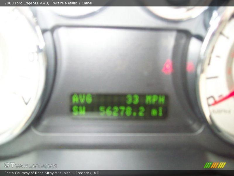 Redfire Metallic / Camel 2008 Ford Edge SEL AWD