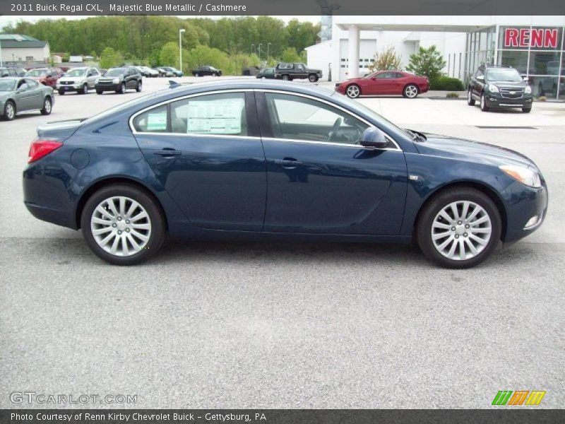 Majestic Blue Metallic / Cashmere 2011 Buick Regal CXL
