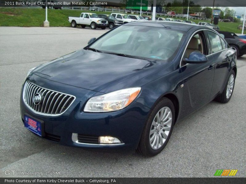 Majestic Blue Metallic / Cashmere 2011 Buick Regal CXL