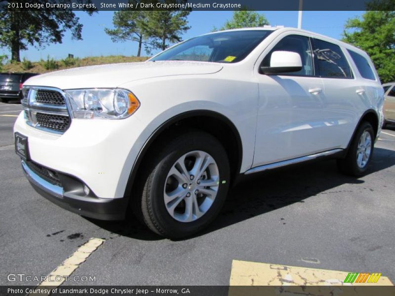 Stone White / Dark Graystone/Medium Graystone 2011 Dodge Durango Express