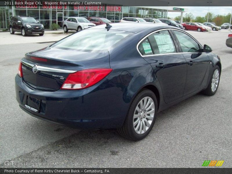 Majestic Blue Metallic / Cashmere 2011 Buick Regal CXL