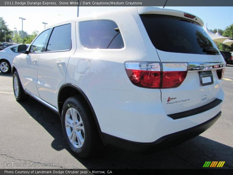 Stone White / Dark Graystone/Medium Graystone 2011 Dodge Durango Express
