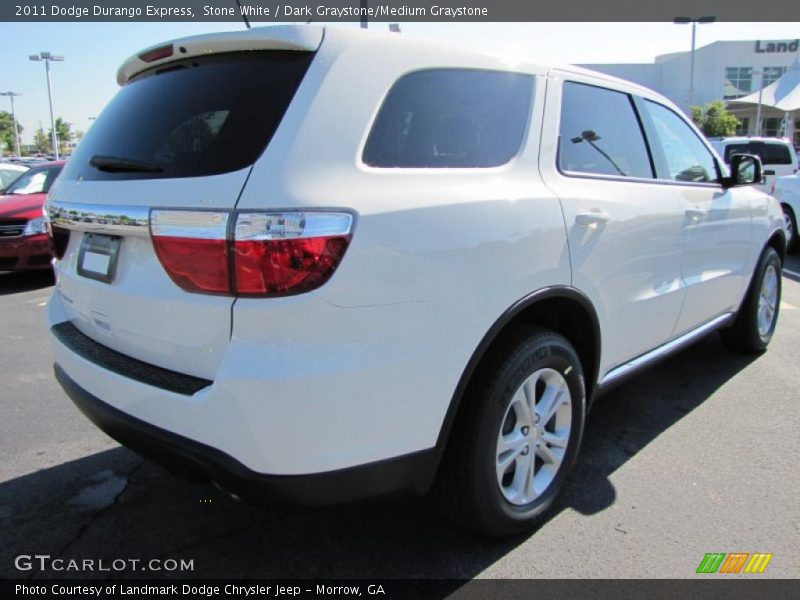 Stone White / Dark Graystone/Medium Graystone 2011 Dodge Durango Express