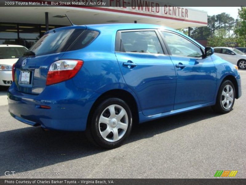 Blue Streak Metallic / Ash Gray 2009 Toyota Matrix 1.8