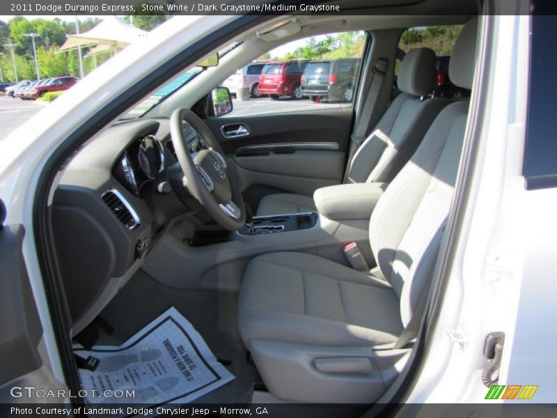 Stone White / Dark Graystone/Medium Graystone 2011 Dodge Durango Express