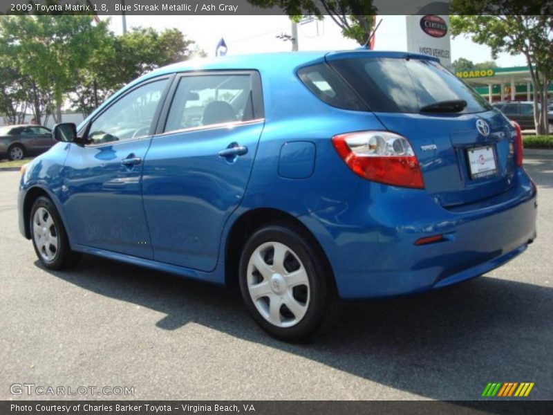Blue Streak Metallic / Ash Gray 2009 Toyota Matrix 1.8