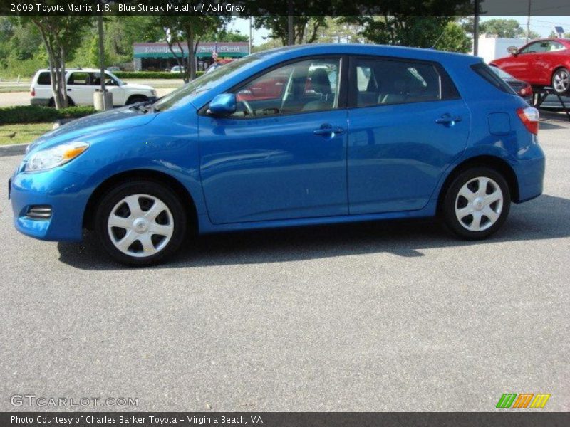 Blue Streak Metallic / Ash Gray 2009 Toyota Matrix 1.8