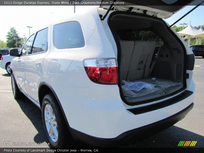 Stone White / Dark Graystone/Medium Graystone 2011 Dodge Durango Express