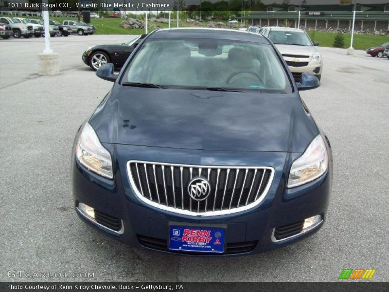 Majestic Blue Metallic / Cashmere 2011 Buick Regal CXL