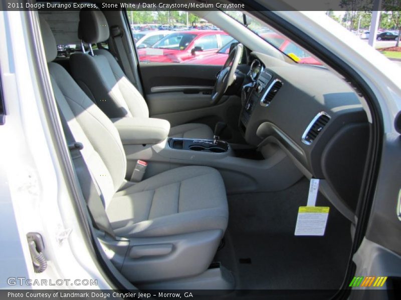 Stone White / Dark Graystone/Medium Graystone 2011 Dodge Durango Express