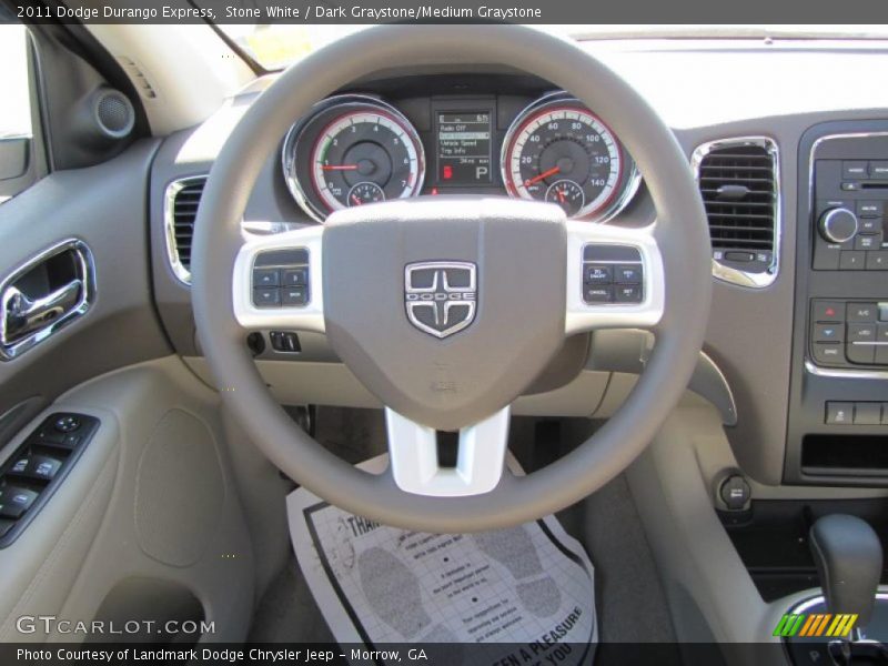 Stone White / Dark Graystone/Medium Graystone 2011 Dodge Durango Express