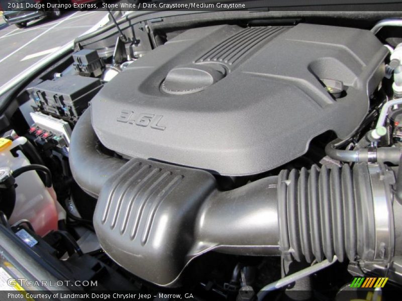 Stone White / Dark Graystone/Medium Graystone 2011 Dodge Durango Express