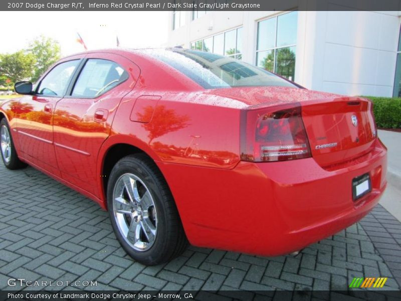 Inferno Red Crystal Pearl / Dark Slate Gray/Light Graystone 2007 Dodge Charger R/T