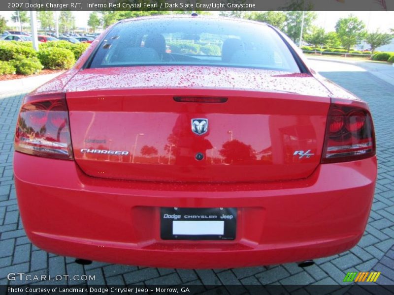 Inferno Red Crystal Pearl / Dark Slate Gray/Light Graystone 2007 Dodge Charger R/T