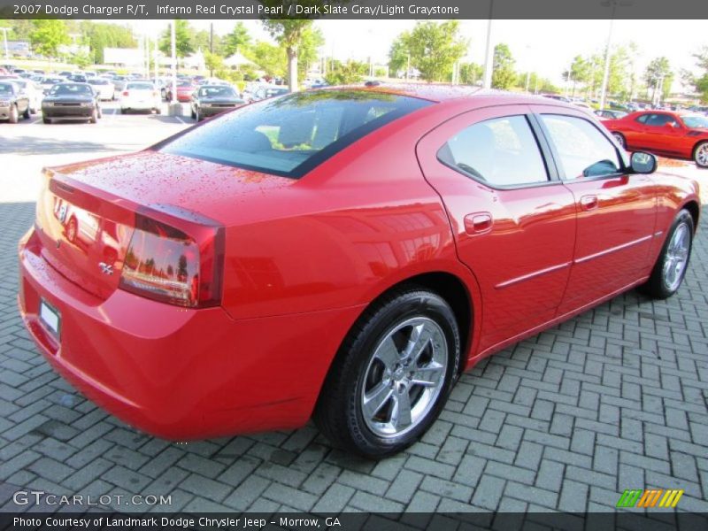 Inferno Red Crystal Pearl / Dark Slate Gray/Light Graystone 2007 Dodge Charger R/T