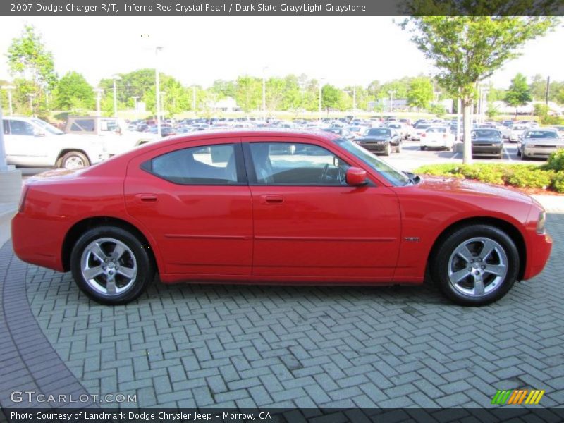 Inferno Red Crystal Pearl / Dark Slate Gray/Light Graystone 2007 Dodge Charger R/T
