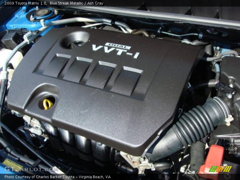Blue Streak Metallic / Ash Gray 2009 Toyota Matrix 1.8