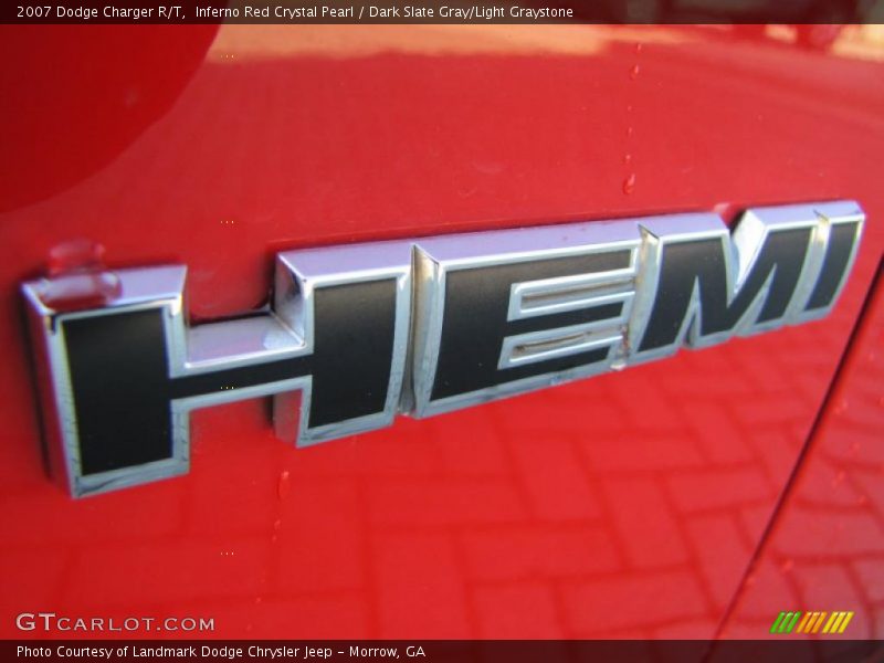 Inferno Red Crystal Pearl / Dark Slate Gray/Light Graystone 2007 Dodge Charger R/T