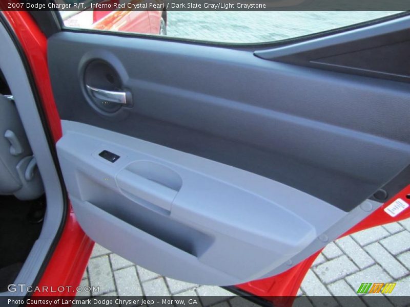 Inferno Red Crystal Pearl / Dark Slate Gray/Light Graystone 2007 Dodge Charger R/T