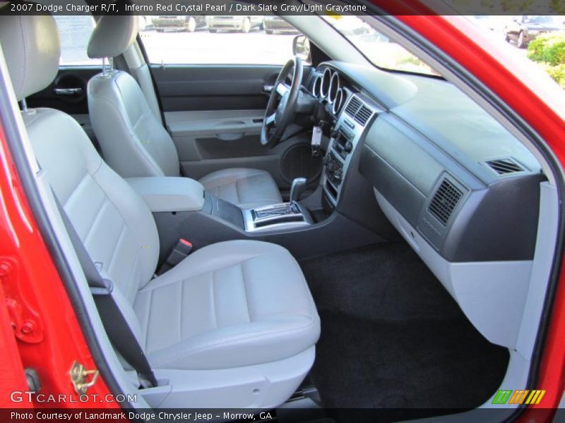 Inferno Red Crystal Pearl / Dark Slate Gray/Light Graystone 2007 Dodge Charger R/T