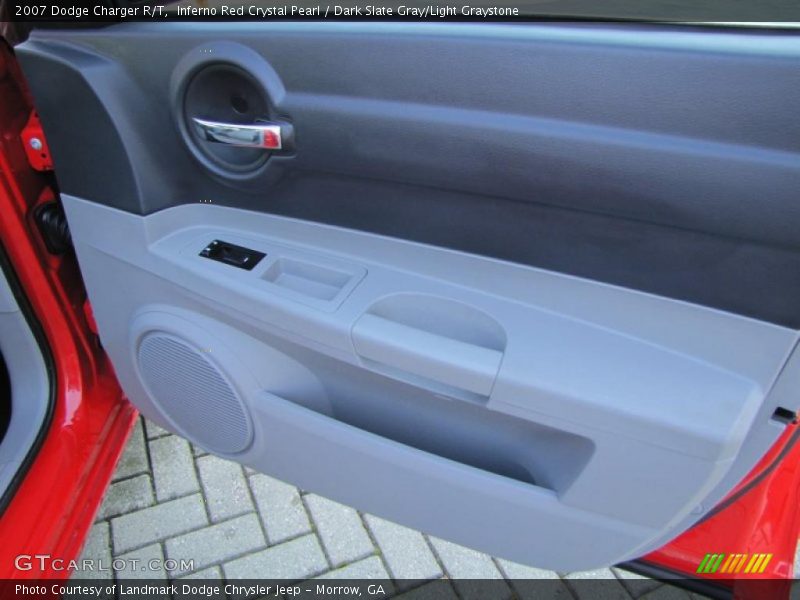 Inferno Red Crystal Pearl / Dark Slate Gray/Light Graystone 2007 Dodge Charger R/T