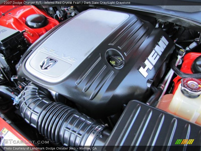 Inferno Red Crystal Pearl / Dark Slate Gray/Light Graystone 2007 Dodge Charger R/T