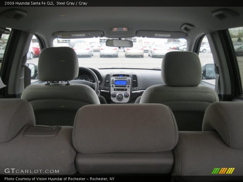 Steel Gray / Gray 2009 Hyundai Santa Fe GLS