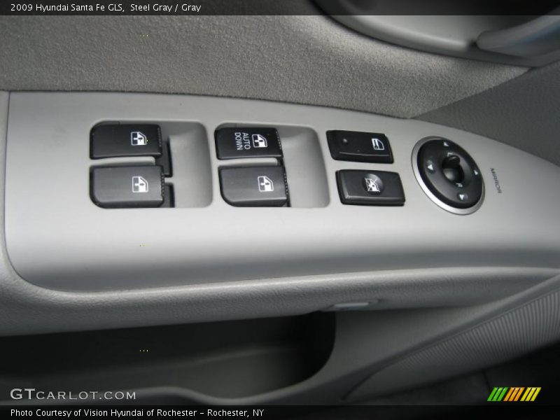 Steel Gray / Gray 2009 Hyundai Santa Fe GLS